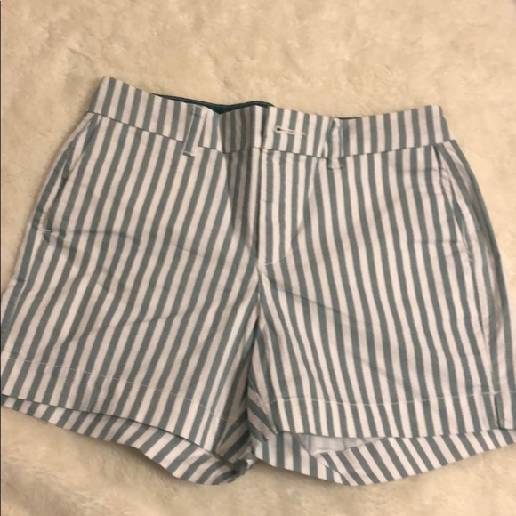 Old Navy Green and White Stripe Shorts - Picture 6 of 6